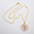 Kelly's Rose Quartz Heart Necklace