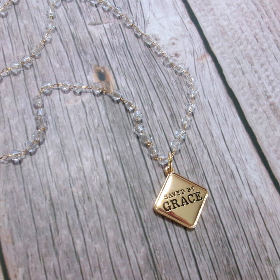 Kelly's "Saved by Grace" Necklace