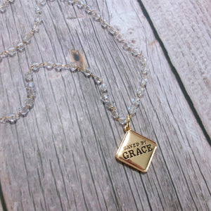 Kelly's "Saved by Grace" Necklace