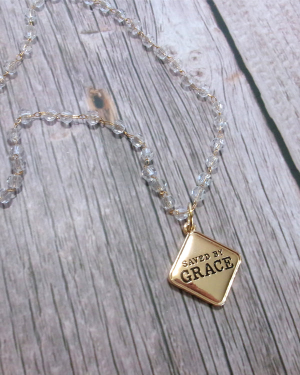 Kelly's "Saved by Grace" Necklace