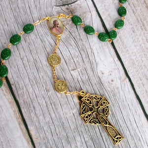 Kelly's Shamrock Trinity Prayer Beads