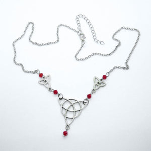 Kelly's Silver Triquetra Necklace