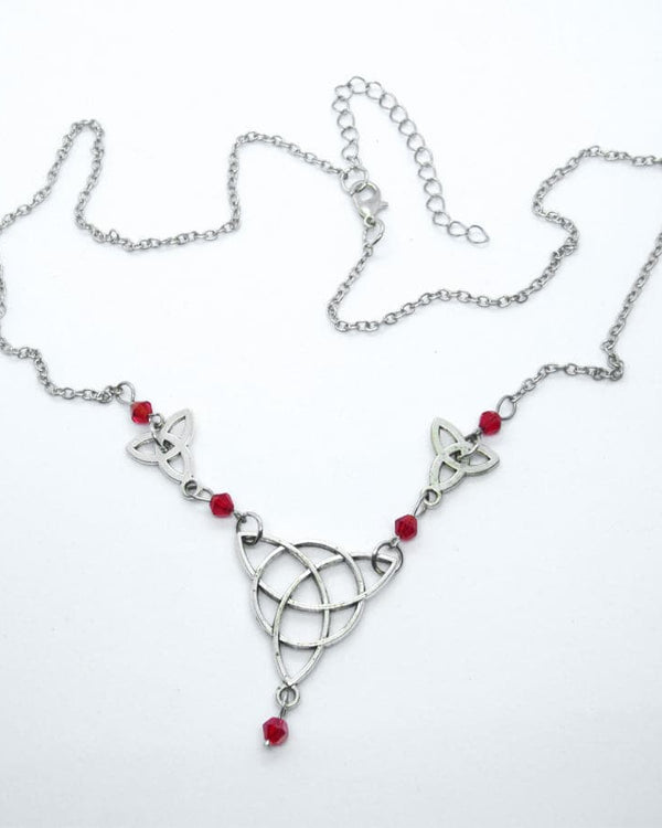 Kelly's Silver Triquetra Necklace