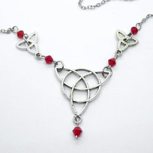 Kelly's Silver Triquetra Necklace