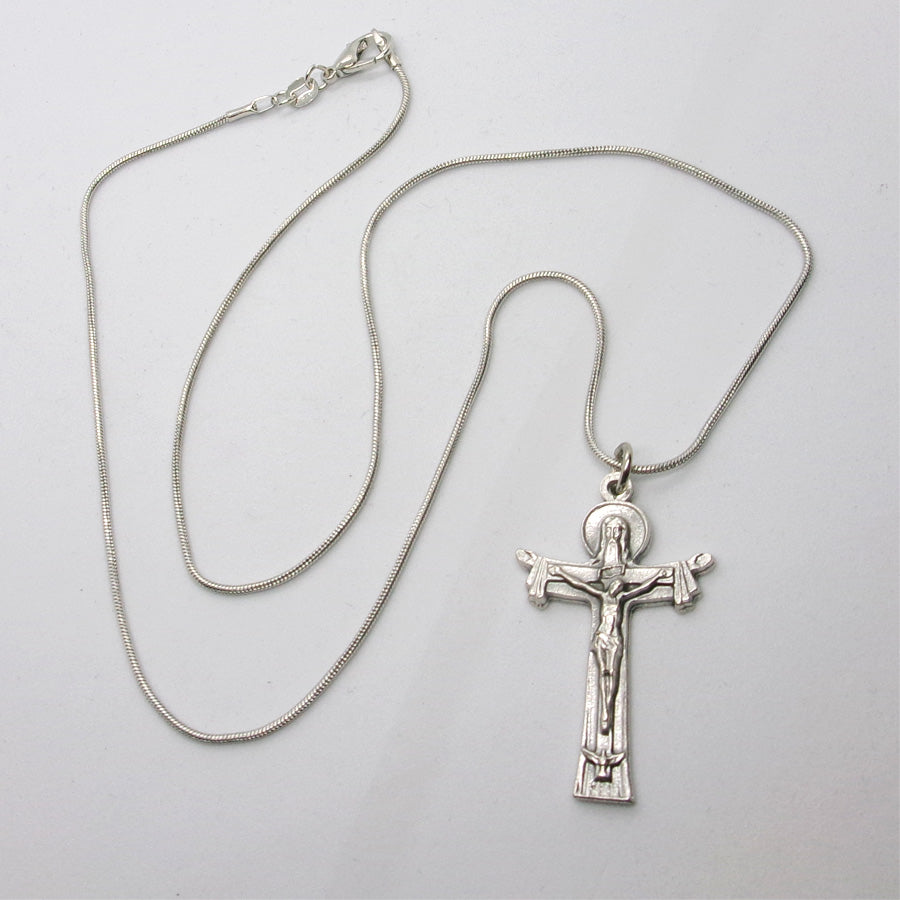 Kelly's Small Trinity Crucifix Necklace