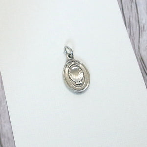 Kelly's Sterling Oval Baptism Charm