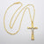 Kelly's Two Tone Crucifix Necklace