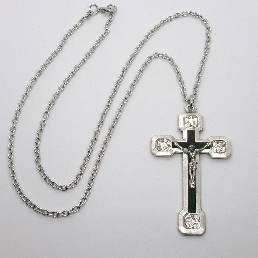 Kelly's Via Crucis Evangelists Crucifix Necklace