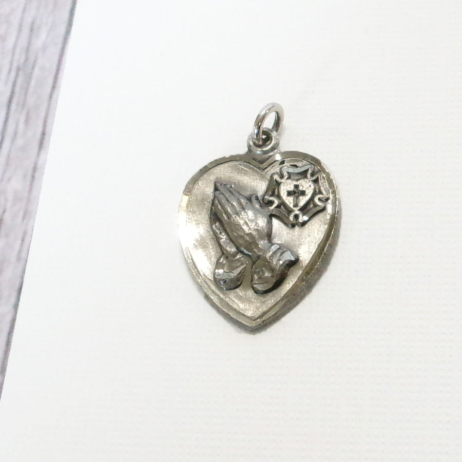 Kelly's Vintage Sterling Praying Hands Charm