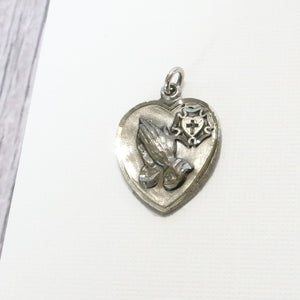 Kelly's Vintage Sterling Praying Hands Charm
