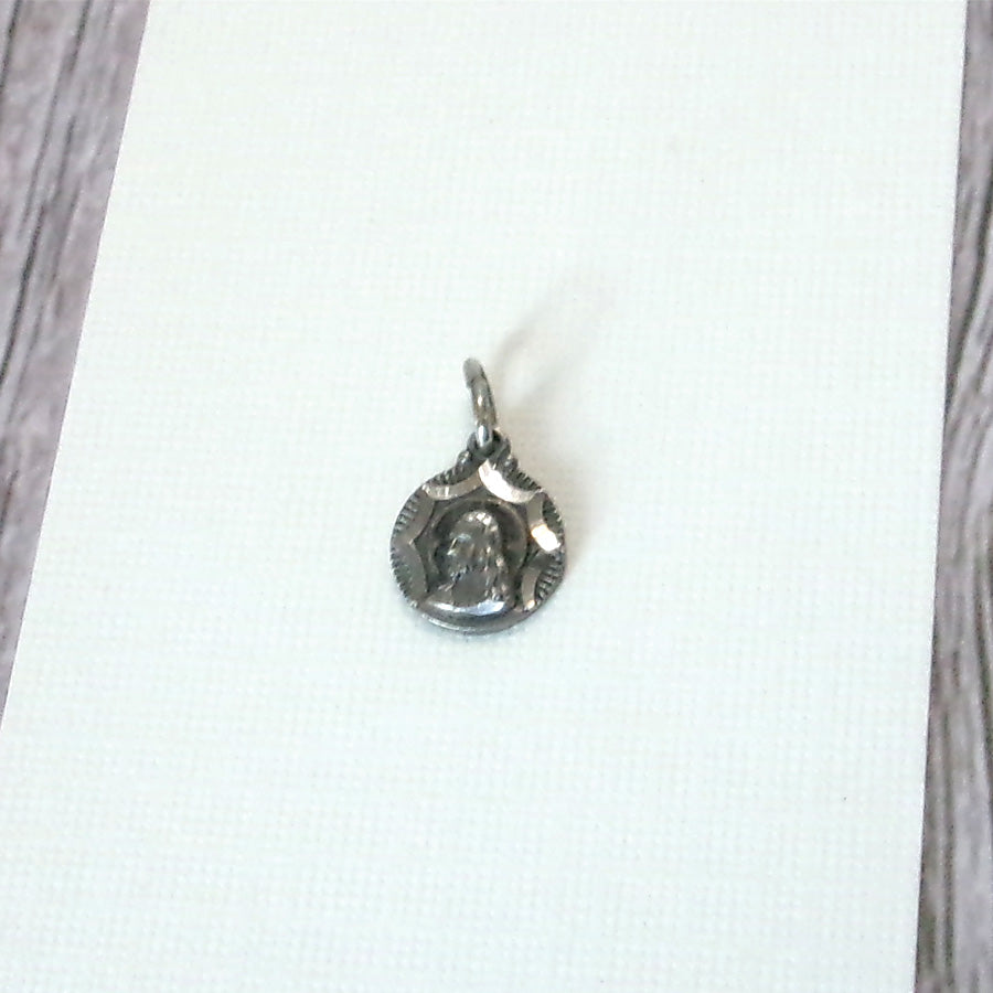 Kelly's Vintage Sterling Small Jesus Profile Charm