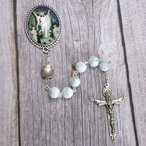 Kelly's White Howlite Easter Chaplet