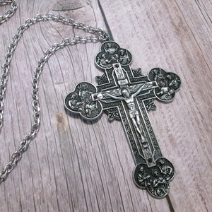 Kelly's XL Apostles Crucifix Necklace