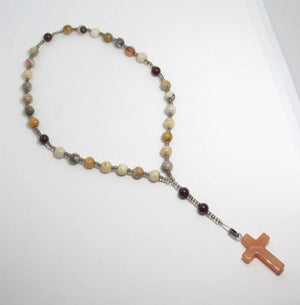 Kelly's Jasper and Garnet Prayer Beads