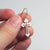 Kelly's Gold Tone Enameled Cross Earrings