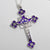 Kelly's Blue Crucifix Necklace