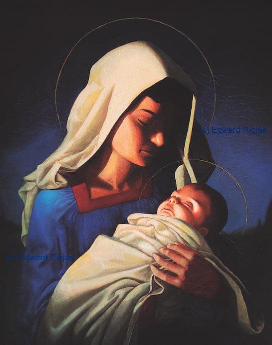 Edward Riojas' Madonna and Child