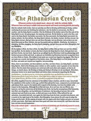 Ad Crucem - Athanasian Creed Poster