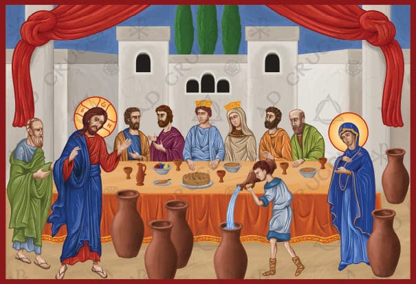 Ad Crucem Icon - The Wedding at Cana