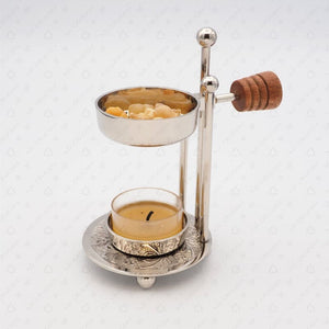 Ad Crucem Incense Burner - Nickel Finish