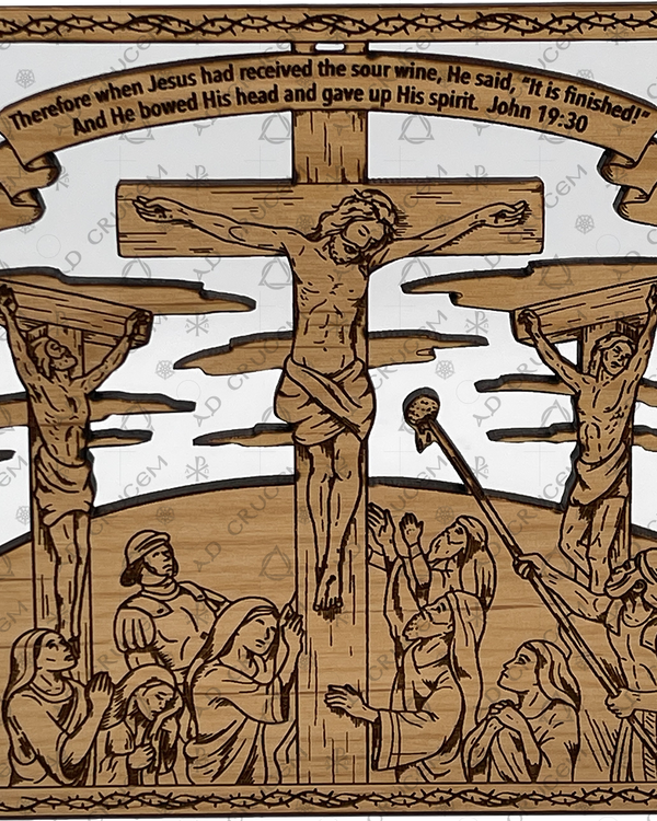 Ad Crucem Christmas Ornament Crucifixion Tableau