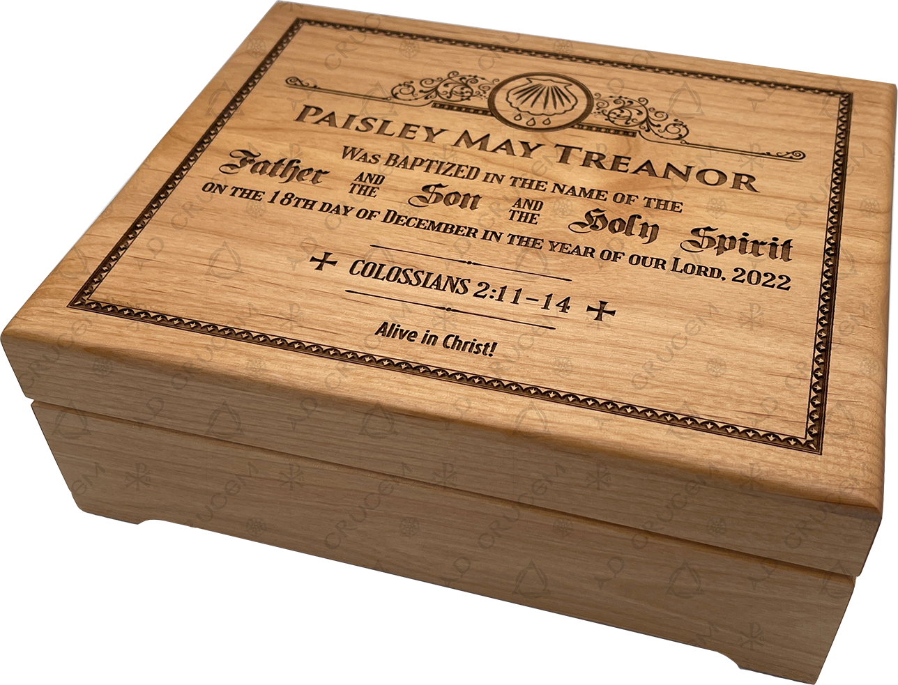 Engraved baptism deals gifts
