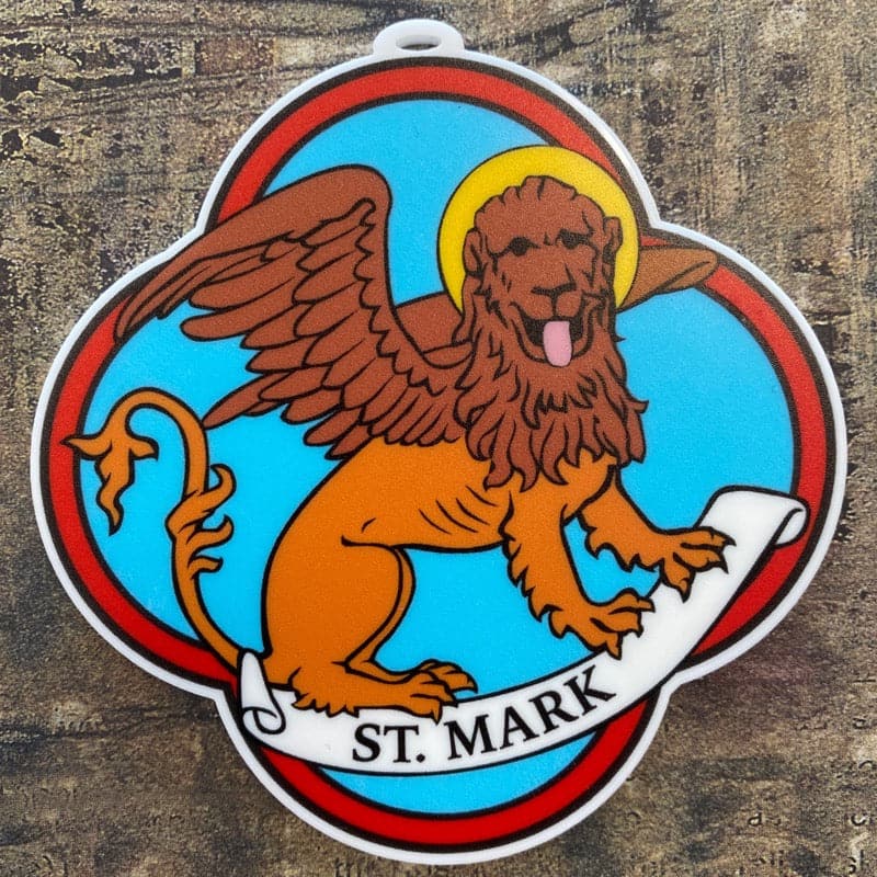 Ad Crucem - St. Mark the Evangelist Color Ornament