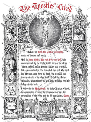 Ad Crucem Apostles Creed Poster