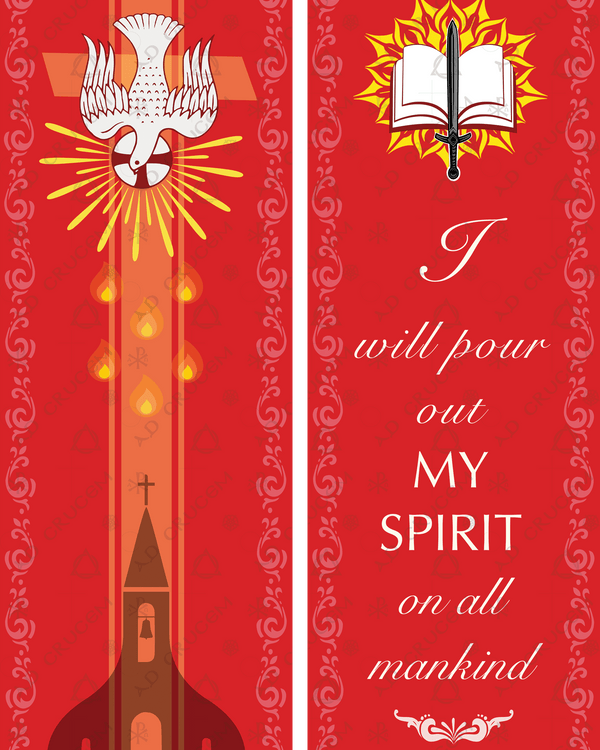Ad Crucem Pentecost Banner Set - Holy Spirit