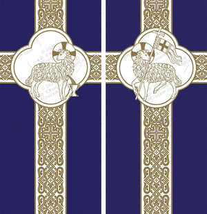 Ad Crucem Agnus Dei Advent Banners Set of Two