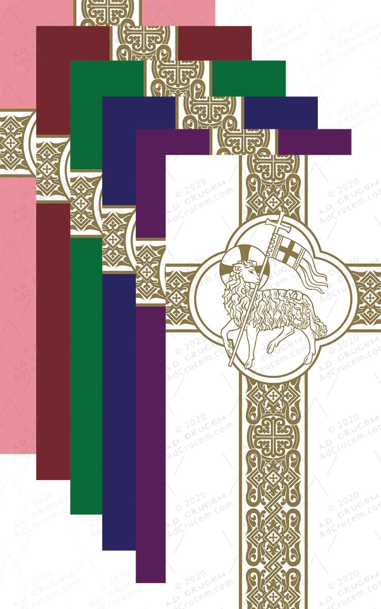 Ad Crucem Agnus Dei Seasonal Banners Complete Set of 14