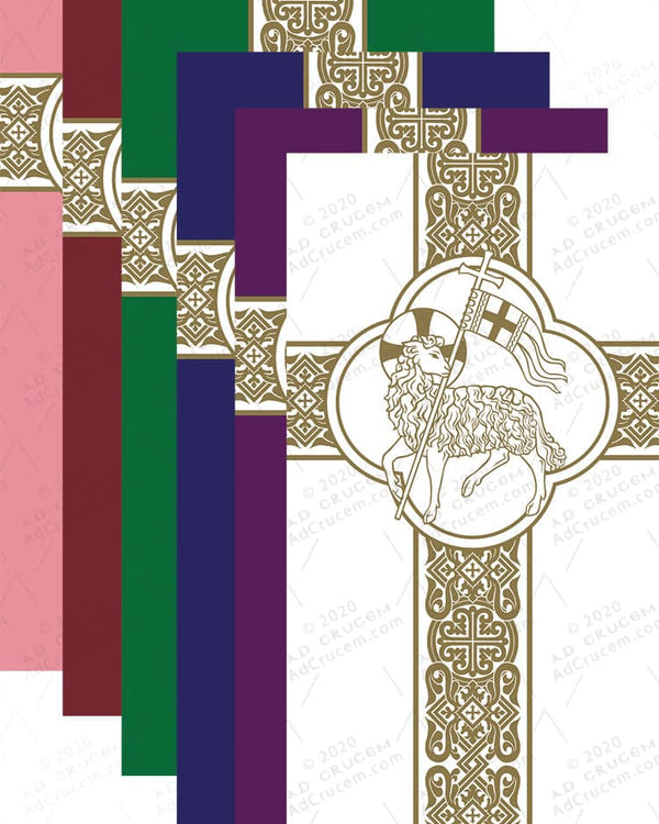 Ad Crucem Agnus Dei Seasonal Banners Complete Set of 14