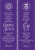 Ad Crucem Lenten or Advent Banner Set in Violet -  Two banners