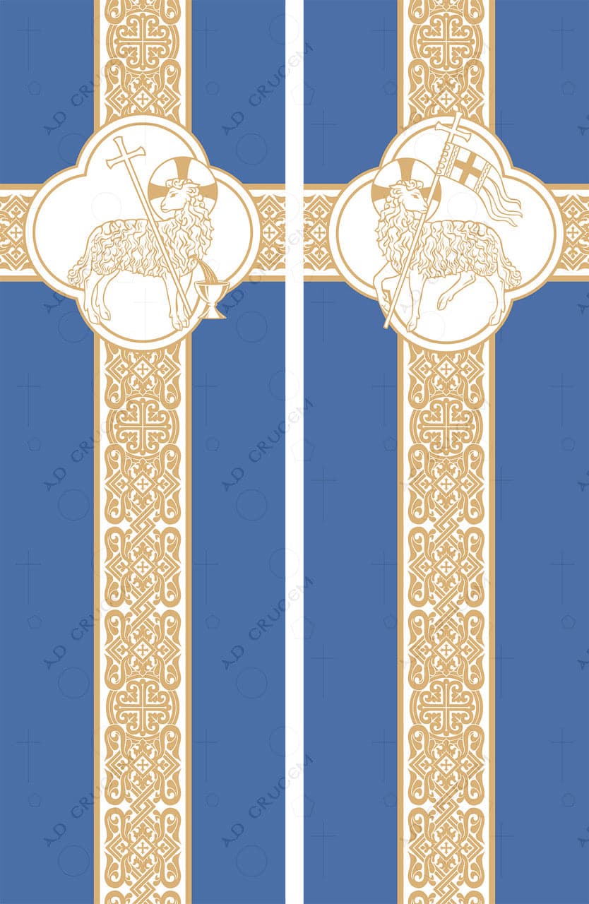 Ad Crucem Agnus Dei Advent Banners Set of Two