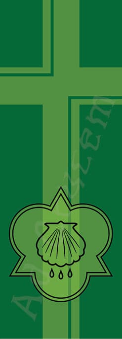 Ad Crucem Two Banner Set - Ordinary Time Sacraments