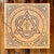 Ad Crucem Personalized Recognition Wood Plaque - Luther Rose OR Trinity Symbol