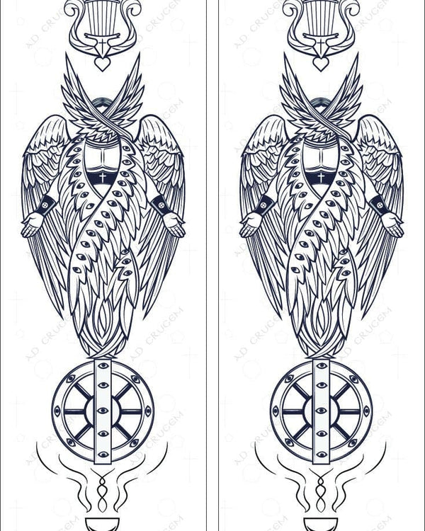 Large Sanctus banners - no text, angels only