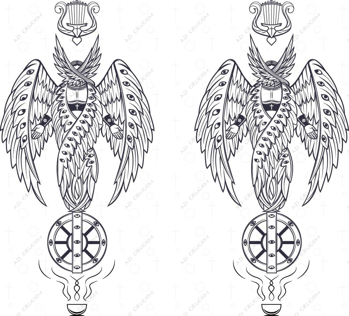 Medium Sanctus banners - no text, angels only