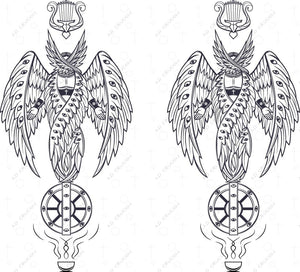 Medium Sanctus banners - no text, angels only