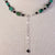 Jennifer’s African Turquoise Filigree Cross Necklace and Earring Set