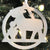 Ad Crucem Agnus Dei Engraved Ornament