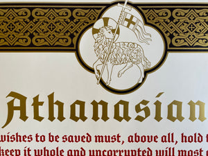 Ad Crucem - Athanasian Creed Poster