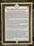 Ad Crucem - Athanasian Creed Poster