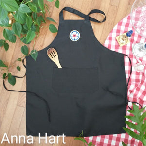 Anna Hart - Luther Rose on Black Apron