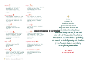 Ad Crucem Christmas Christmon Tree Card
