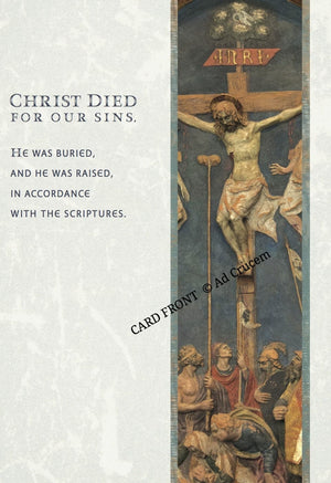 Ad Crucem Easter Card Christ is Risen Indeed!