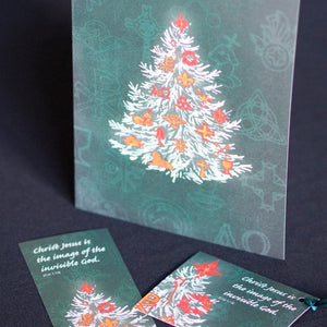 Ad Crucem Christmas Christmon Tree Card