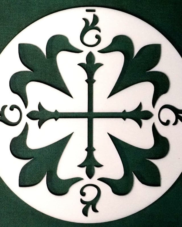 #46 Ad Crucem Christmon - Cross with Ornate Fleur de Lis