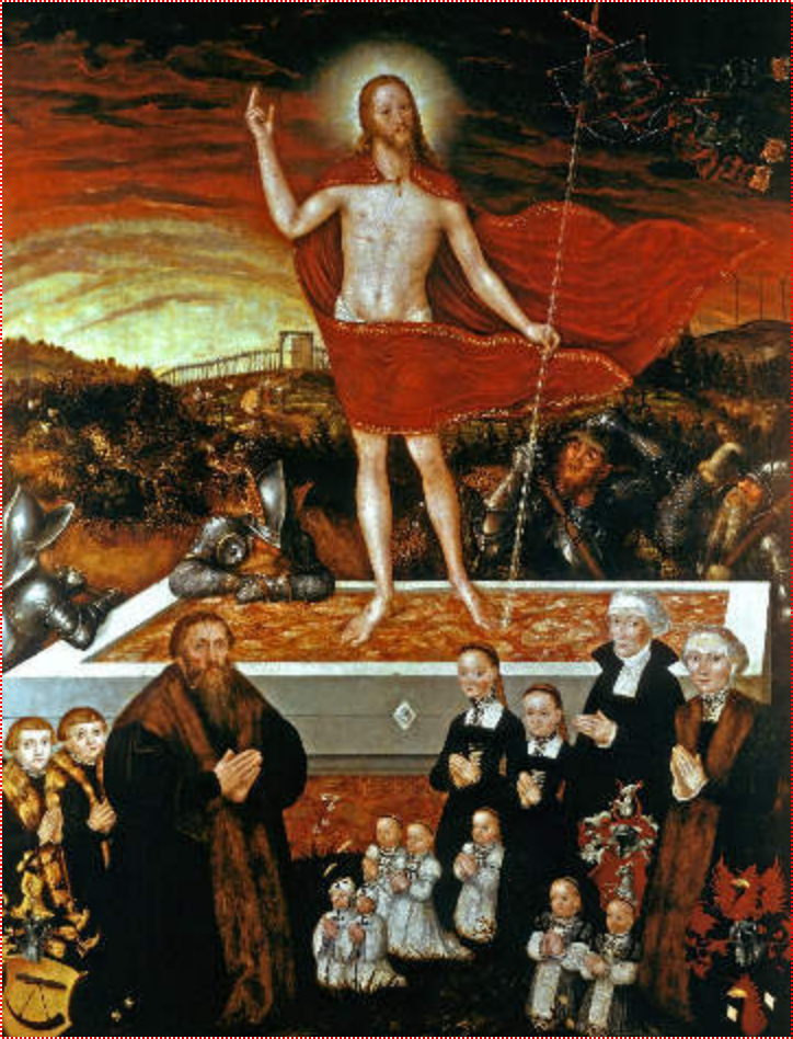 "The Resurrection of Christ", 1557, by Cranach, Lucas the Younger