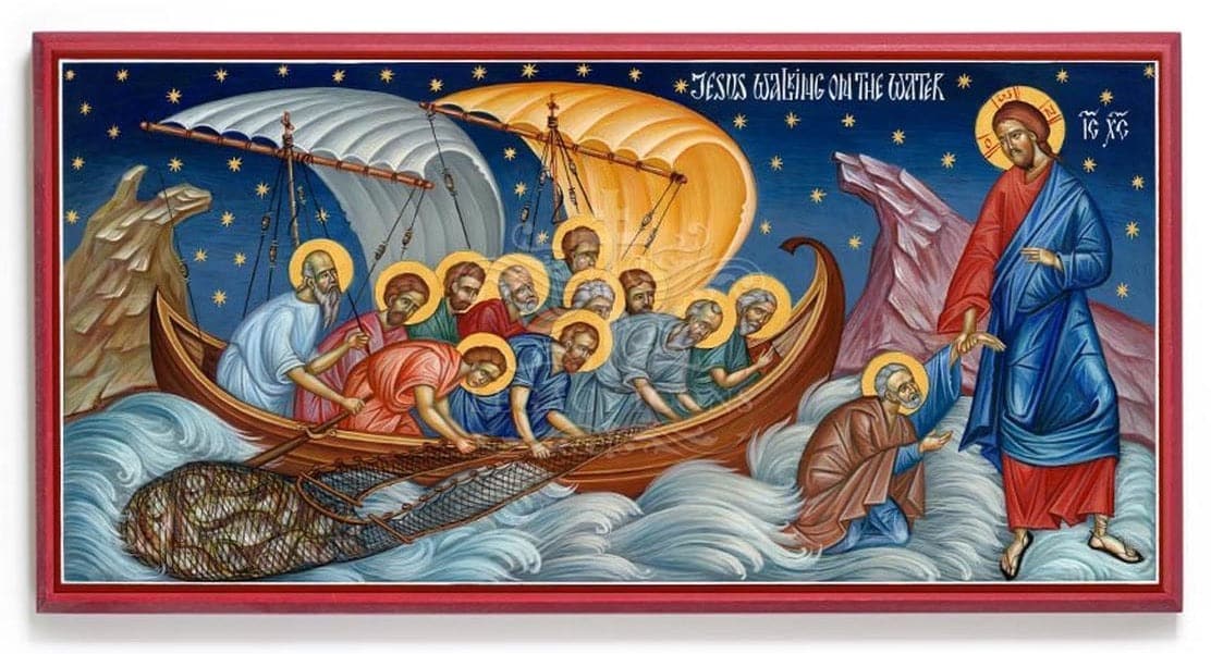 Icon Reproduction - Jesus Walking on the Water